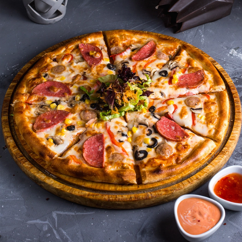 Salamlı Pizza